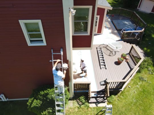 walpole exterior painting carpentry deck refinishing4