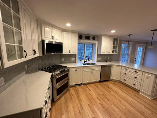 holliston cabinetry refinishing and interior painting5