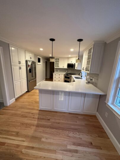 holliston cabinetry refinishing and interior painting7