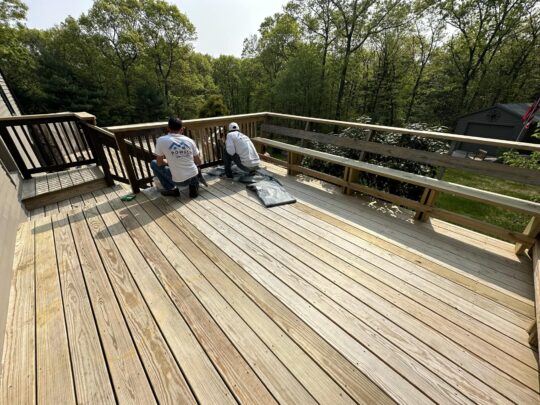 wrentham deck refinishing2